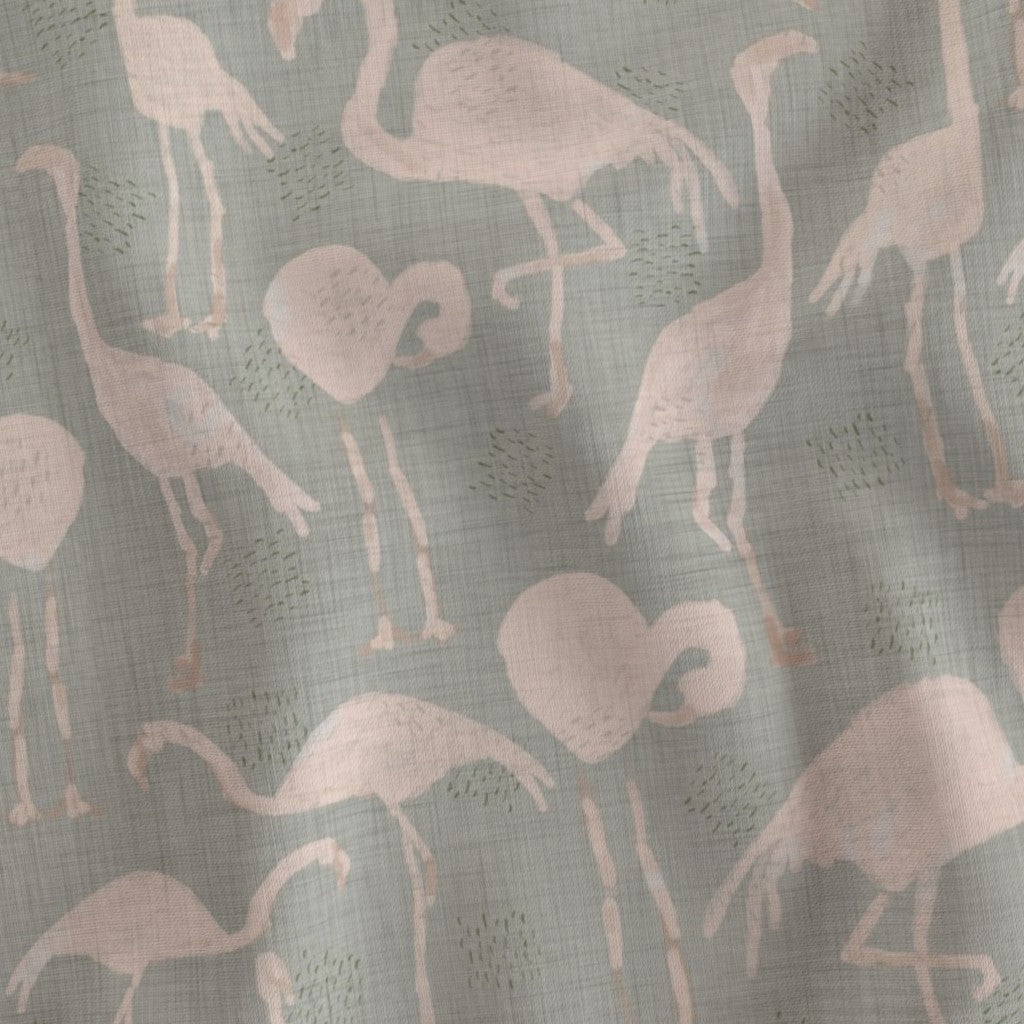 Flamingo Leggings with Pockets Sage Green