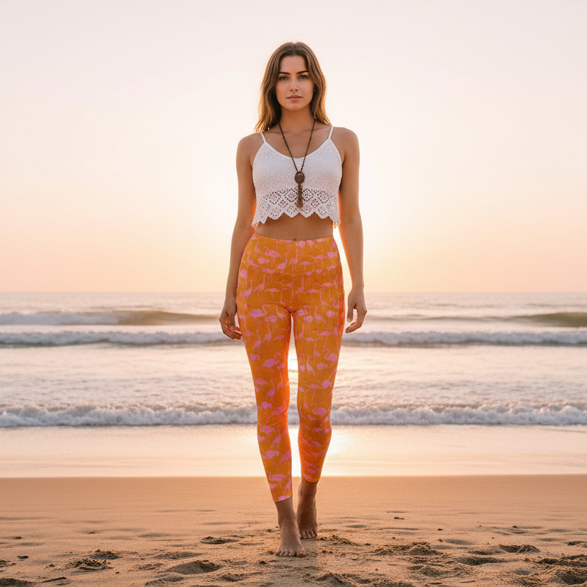 Standing Model with Bright Lighting